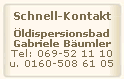 So bin ich erreichbar f�r Sie...