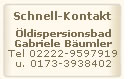 So bin ich erreichbar f&uuml;r Sie...