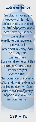 Zdravou l�hev by m�l m�t ka�d� - a pro sportovce by to m�la b�t samoz�ejmost.