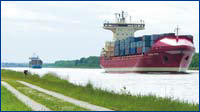 Mit dem Rad den Nord-Ostsee-Kanal entlang von Burg nach Kiel