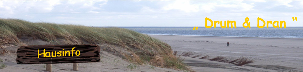 Die Hausinfo auf der Ferienanlage "Cornelis" in Hollum auf Ameland
