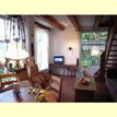 Ferienappartment "Drie Balken" f�r 4 Personen auf Ameland. Blick in das Wohnzimmer