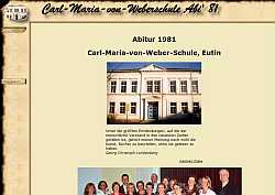 Abi81 Carl-Maria-von-Weberschule Homepage erstellen