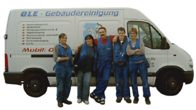 Das freundliche Reinigungsteam!