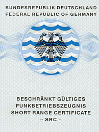 Beschr&auml;nkt g&uuml;ltiges Funkbetriebszeugnis (SRC)