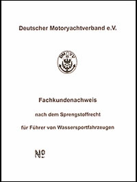 Fachkundenachweis nach dem Sprengstoffrecht Fachkundenachweis nach dem Sprengstoffrecht