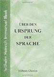 &Uuml;ber den Ursprung der Sprache