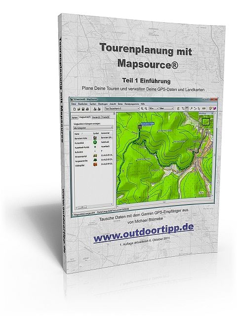 eBook Cover Tourenplanung mit Mapsource f&uuml;r Garmin GPS-Emf&auml;nger
