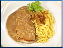 Schweinefilet mit Chamignonrahmsauce