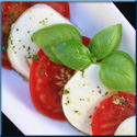 Tomaten mit Mozzarella