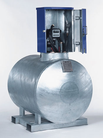 Tank f&uuml;r Diesel mit Pumpe