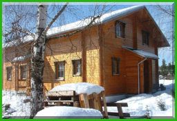 Das Blockhaus im Winter