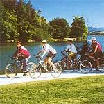 Radeln am Bucher Stausee bei Ellwangen