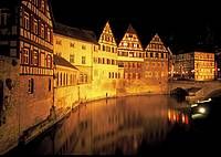 Schwäbisch Hall bei Nacht