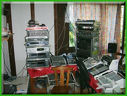 "Der Höhepunkt am Grafenhof" Tonstudio der BBC London aufgebaut zur Fußball WM 2006 ca.17.Tonnen Gebäck