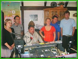 Der legentäre Radioreporter von BBC London Chris Moyles zur Fußball WM 2006 mit täglicher Liveübertragung von 7.00Uhr-12-00Uhr