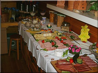 Das Frühstücksbüffet