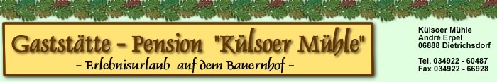 Gastst�tte und Pension K�lsoer M�hle