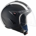 Casque Jet Airoh JT Noir Mat Blanc