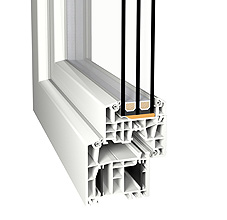 energeto&reg;, Anschlagdichtungssystem, 70mm Bautiefe 