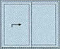 2-teiliges Element mit Hebe-Schiebefl&uuml;gel und Festverglasung 