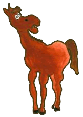 Die Spielfigur "Pferd" aus dem Brettspiel Pferdemist