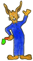 Die Spielfigur "Hase" aus dem Brettspiel Pferdemist