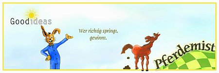 Banner aus dem Brettspiel Pferdemist
