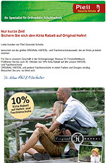 Pleil Gesunde Schuhe Newsletter Oktober 2011 - Original Haferl