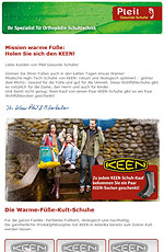 Pleil Gesunde Schuhe Newsletter 2011-12a: Schuhe von KEEN