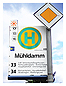 Haltestelle M&uuml;hldamm in Heidelberg-Ziegelhausen