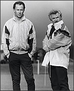 Franz Beckenbauer und Adolf Katzenmeier