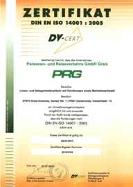 Zertifikat DIN EN ISO 9001