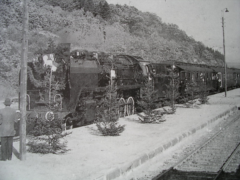 Er�ffnungsfahrt nach Bleialf 1949