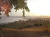 <b>Israelreise - Berg der Seligpreisungen</b><br>Im Hintergrund sieht man den See Genezareth.