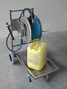Edelstahl-Chemie-/Schaumwagen