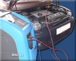 Klimager�t MAC 33 in Betrieb