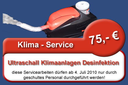 Klimaanlagen Desinfektion