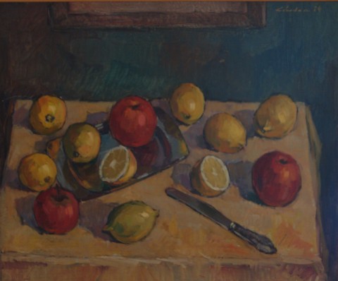 5s. Clara Lobedan (1840 - 1918), Stilleben, �l/Ktn/Holz, 50 x 60 cm 