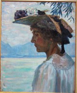 3l1  Hans Hammer, 1878-1917, "Frauenportrait", Öl/Lwd.,, 61 x 50 cm, 