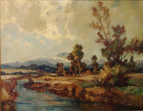 8s,  Paul-Johann Walch, 1881-1958, "Leutstettener Moor", Öl/Lwd., 69 x 88,5 cm
