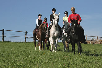 Reitvergnügen mit Freunden!