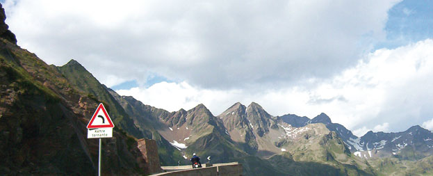 �ber das Timmelsjoch nach �sterreich