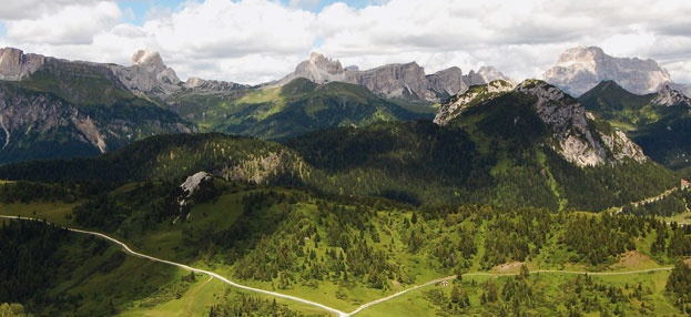 Pass-Stra�en im Herzen S�dtirols