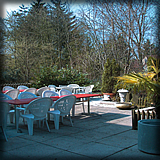 Unsere Gartenterrasse