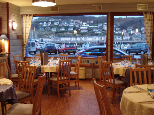 Int�rieur du Restaurant La Plaisance � F�camp