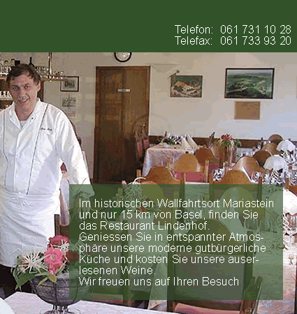 Restaurant Lindenhof Mariastein
