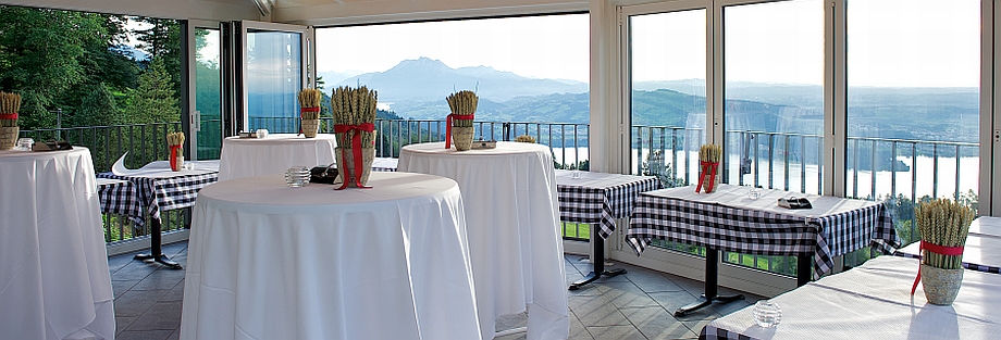 Restaurant Zugerberg in Zug Aussicht