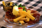 <b>K�se und Rohschinken Platte</b><br><br />