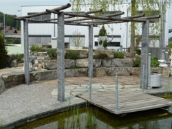 Pergola im Schaugarten